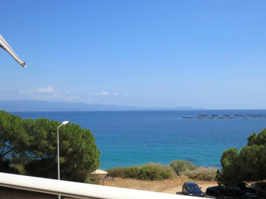 Bel App T2 En Bord De Mer Vue Sanquinaires Piscine Аяччо Экстерьер фото