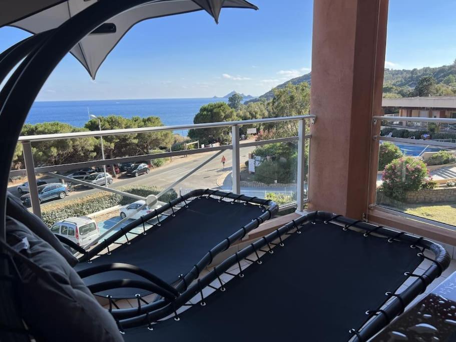 Bel App T2 En Bord De Mer Vue Sanquinaires Piscine Аяччо Экстерьер фото